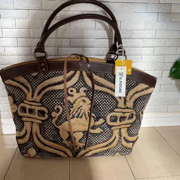 G.PISTORE 타카시마야 레트로 토트백 택 포함 일본제