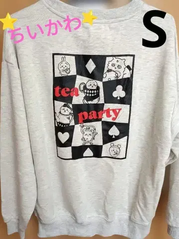 새상품 S 치이카와 맨투맨/트레이닝복 트럼프 무늬