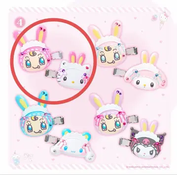 메조피아노 산리오 앞머리 클립 키티