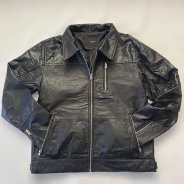 roshell 로 천연 가죽 가죽 자켓 혁잠 블랙 M