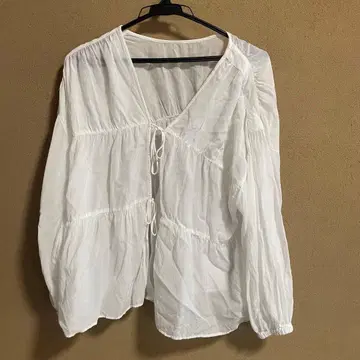 유나이티드 애로우즈 그린 라벨 블라우스 화이트