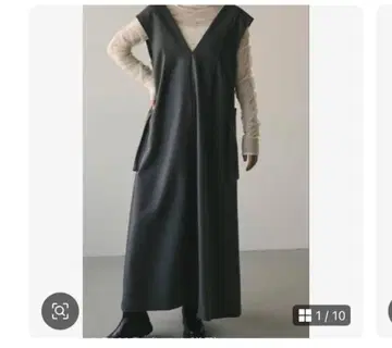 STYLEMIXER 2WAY 딥 V 포켓 원피스 그레이 M