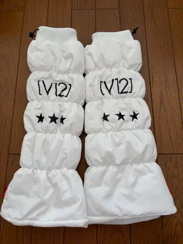 V12 비투엘브 레그 워머 화이트