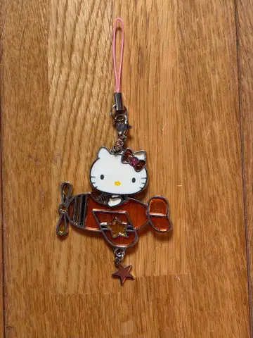 [ 새상품 ] 비행기 키티 스트랩 키링