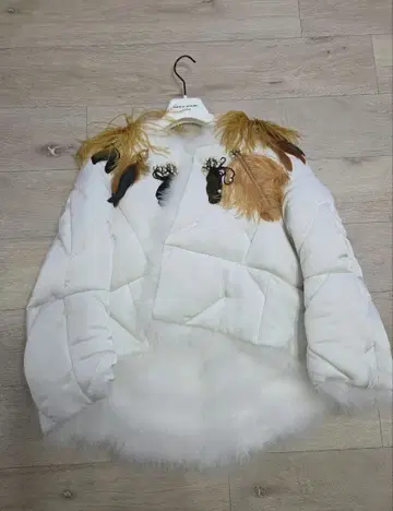 [ 미사용 새상품 ] SONIA RYKIEL 페더 비쥬 코트