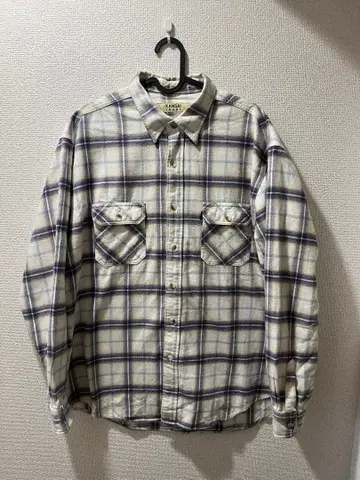 KANSAI JEANS 플란넬 체크 셔츠 LL