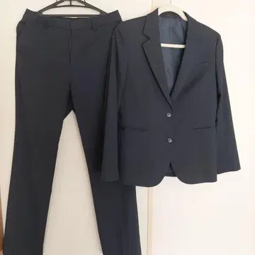 유니클로 여성 수트 다크 네이비