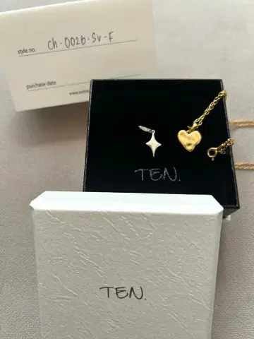 [ 2개 세트 ] TEN 참 목걸이