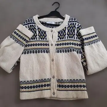 SLOBE 이에나 노르딕 무늬 가디건