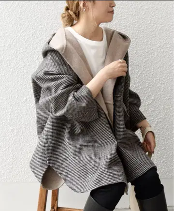 SHIPS any 리버 후데트 미디 코트