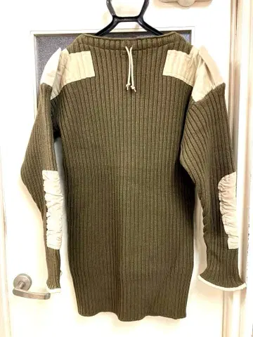 FUMIKA_UCHIDA 후미카우치다 봄버 니트 리브 니트 36 새상품급