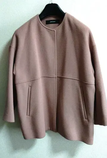 JOURNALSTANDARD/슈퍼 140 비버 노카라 숏코트 M