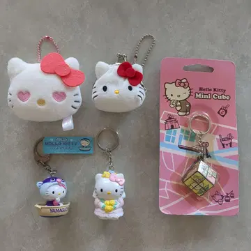 헬로키티 키링 여러가지 5개 묶음 판매