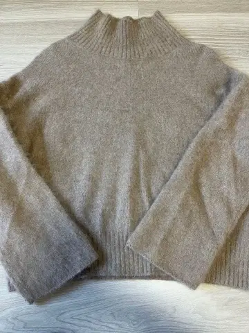 BEAUTY&YOUTH 터틀넥 스웨터 베이지