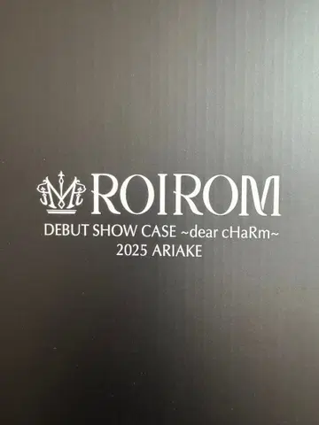 ROIROM 데뷔 쇼케이스 2025 ARIAKE 미개봉