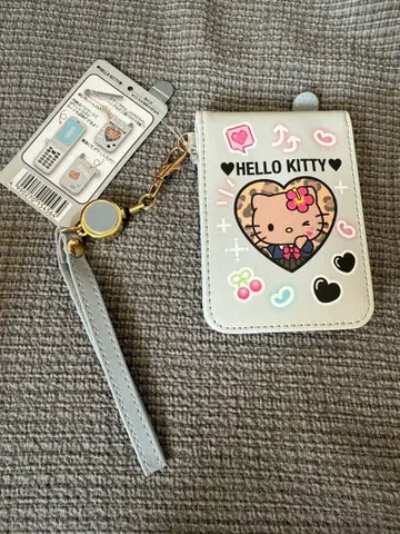 패스 케이스 그레이 산리오 헬로키티 갸루 일광화상 키티 피처폰