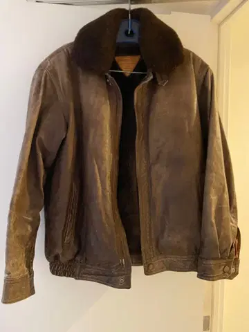 플라이트 자켓 소가죽