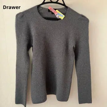 드로어 그레이 긴팔 니트