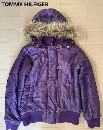 TOMMY HILFIGER 퍼플 점퍼
