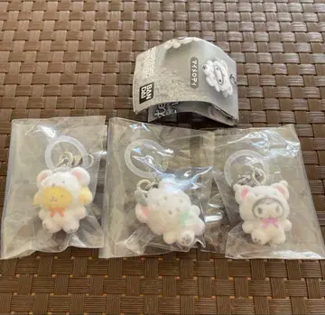 산리오 메지루시 액세서리 복슬복슬 스노우 폼폼푸딩, 포차코, 쿠로미