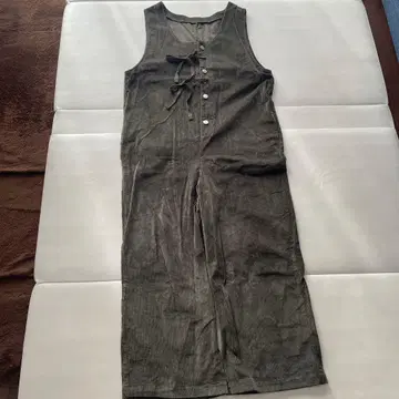 LAUIR 리본 디자인 코듀로이 살로펫 카키 XL