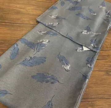 새상품 깃털 무늬 패턴 워셔블 기모노 이중 기모노 모던 기모노 L 사이즈