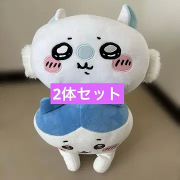 치이카와(먼작귀) 하치와레 모몽가 촉촉 늘어놓고 big 봉제 인형 랫핑크