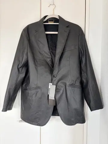 [새상품] DURBAN 레더 자켓 코트 L 블랙