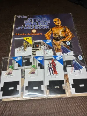 스타 워즈 스토리북 & 캐릭터 아크릴 스탠드 세트