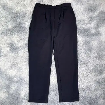 Rainbowelf 슬랙스 블랙 등 허리밴딩 여성용