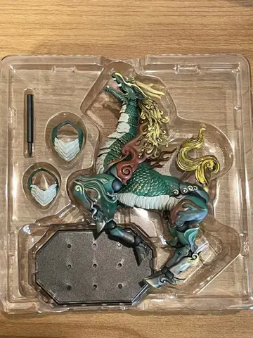 카이요도 타케야식 자재 입상 기린 채색판