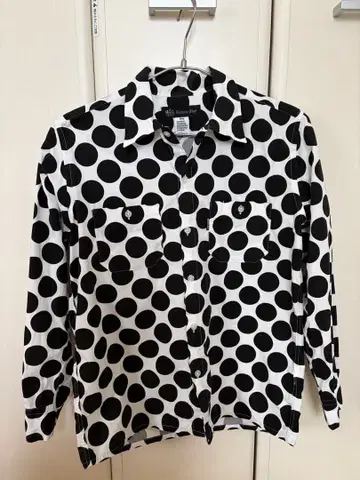 빔스 보이 도트 무늬 긴팔 셔츠