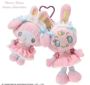 마이멜로디 mezzo piano x 산리오 마스코트 홀더