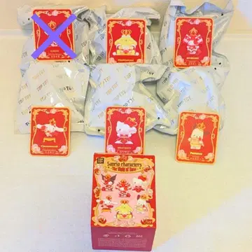 TOPTOY 피규어 산리오 캐릭터즈 로즈나이트 5종 세트 새상품