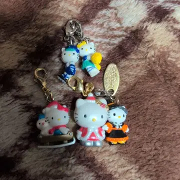 지역 한정 키티 지퍼 마스코트 5종 세트