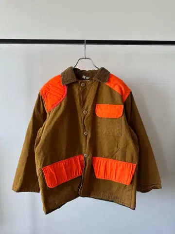 70s SAFTBAK 헌팅 자켓 브라운