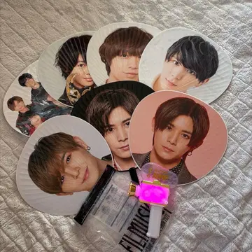 Hey! Say! JUMP 부채 7개 세트 + 응원봉