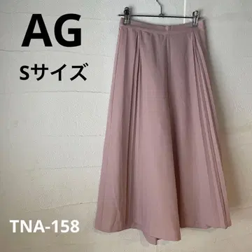 TNA-158) AG 에이지 플레어 스커트 라이트 핑크 S