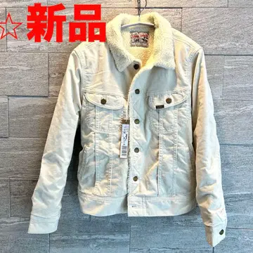 새상품 Lee STORM RIDER 보아 자켓 코듀로이 데님 자켓