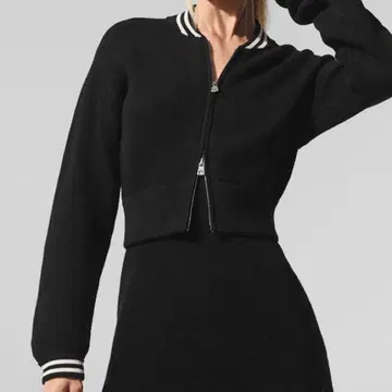 정품 alo yoga 풀 지퍼 자켓