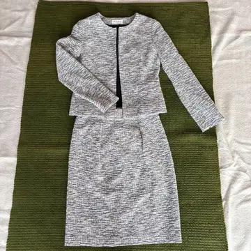 띠어리 플라스테 PLST 트위드풍 스커트 셋업 수트