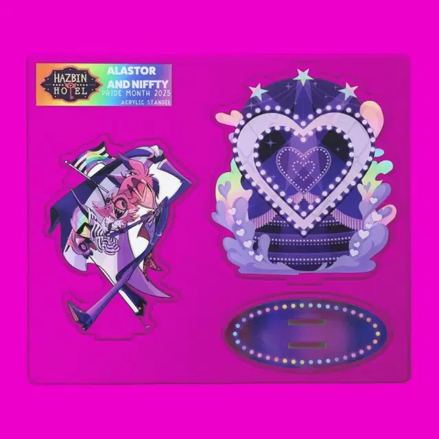 [20일까지] 해즈빈호텔 알래스터 아크릴스탠드 키링 카드 세트