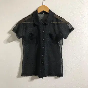 노브랜드 반팔 셔츠 블랙