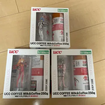 UCC 커피 에반게리온 피규어 3개 세트