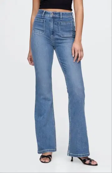 GAP 70년대 플레어 하이라이즈 데님 팬츠 25인치 S~M