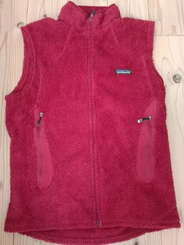 파타고니 플리스 베스트 빨간색