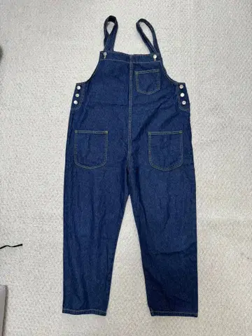 다크 데님 살로펫 메탈 버튼