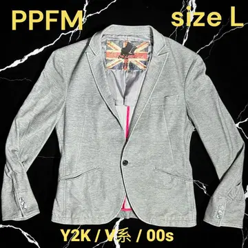 PPFM UK 펑크 유니언 잭 스컬 00s Y2K 시크 스타일 V