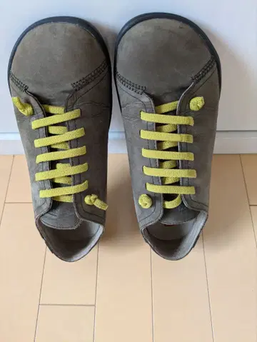 CAMPER 남성용 페우카미 26cm 스웨이드 코코아 브라운 새상품급