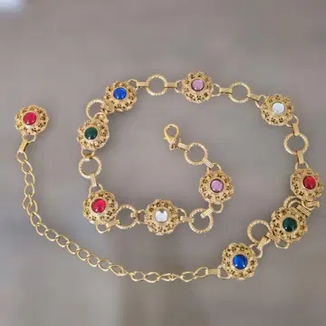 비쥬 디자인 체인 벨트